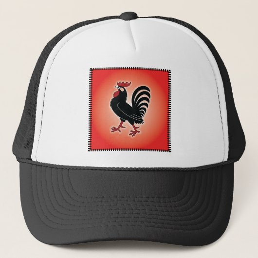 Rooster Attitude Trucker Pet (Voorkant)