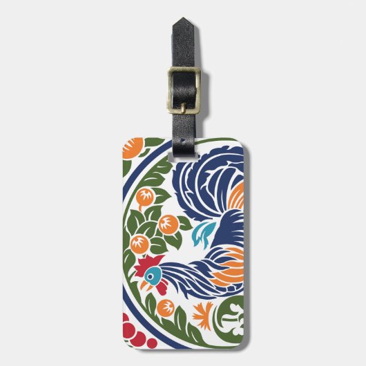 Rooster Bagagelabel (Voorkant verticaal)