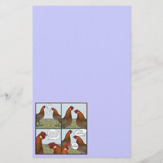 Rooster Bait Briefpapier (Voorkant)