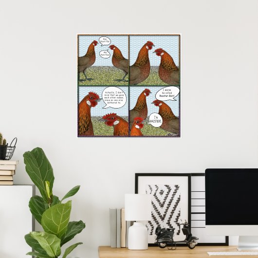 Rooster Bait Poster (Thuiskantoor)