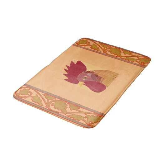 Rooster Bath Mat (Gekanteld)