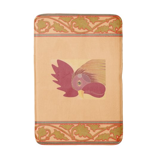 Rooster Bath Mat (Voorkant Verticaal)