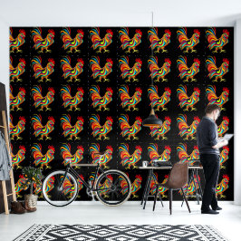 Rooster Behang