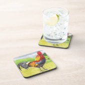 Rooster Bier Onderzetter (Rechterzijde)