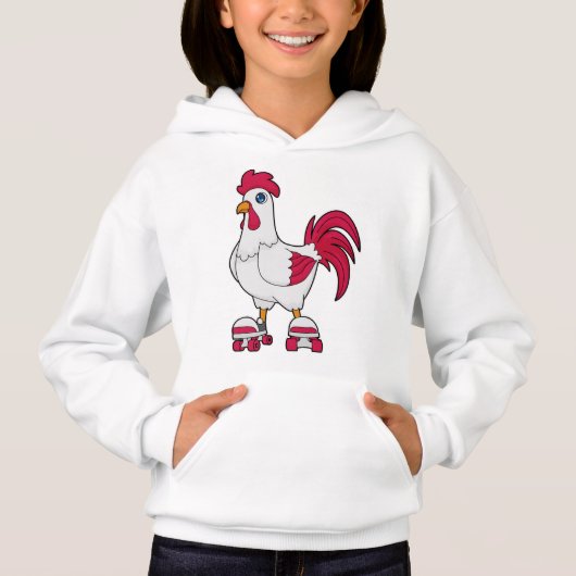 Rooster bij gealigneerde schaatsen met Rollerschaa (Voorkant)