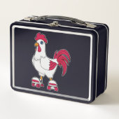 Rooster bij gealigneerde schaatsen met Rollerschaa (Voorkant)