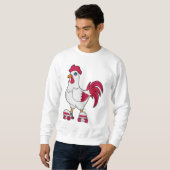 Rooster bij gealigneerde schaatsen met Rollerschaa Trui (Voorkant volledig)