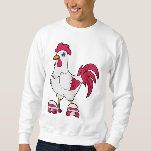Rooster bij gealigneerde schaatsen met Rollerschaa Trui (Voorkant)
