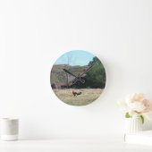 Rooster bij het Boerderij Foto door Sandy Closs. Ronde Klok (Huis)