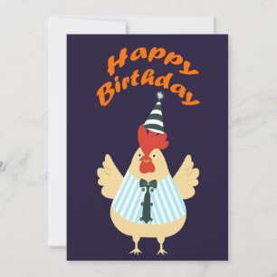 Rooster Birthday Kaart