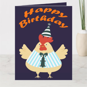 Rooster Birthday Kaart