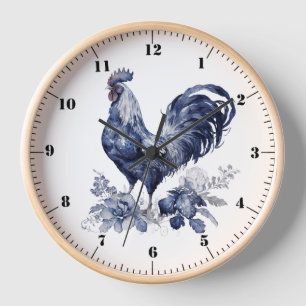 "Rooster" Blauwe Willow Stijl