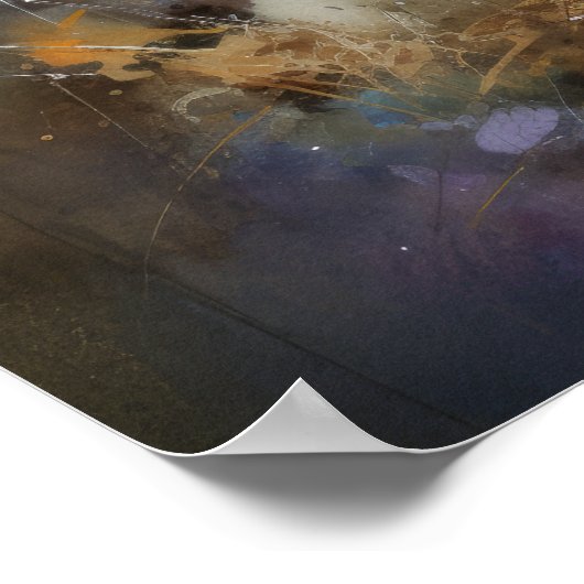 Rooster Boerderij Animal Art Print Poster (Hoek)