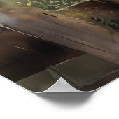 Rooster Boerderij Animal Art Print Poster (Hoek)