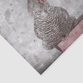 Rooster Boerderij Antiek Textielland Tissuepapier (Detail)