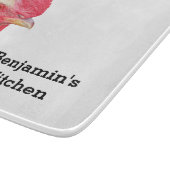 Rooster Boerderij Dierlijke gepersonaliseerde naam Snijplank (Hoek)