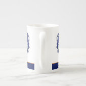 Rooster Bone China Mok (Achterkant)