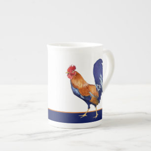 Rooster Bone China Mok