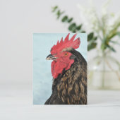 Rooster Briefkaart (Staand voorkant)