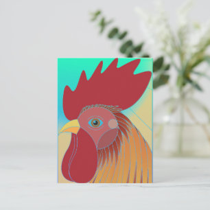 Rooster Briefkaart