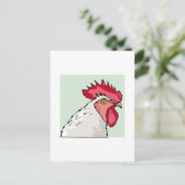 Rooster Briefkaart (Staand voorkant)