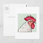 Rooster Briefkaart (Voorkant / Achterkant)