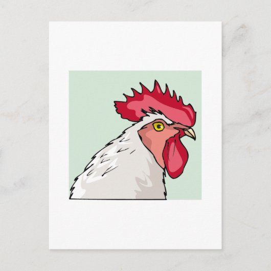 Rooster Briefkaart (Voorkant)