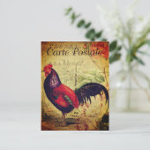  Rooster Briefkaart (Staand voorkant)