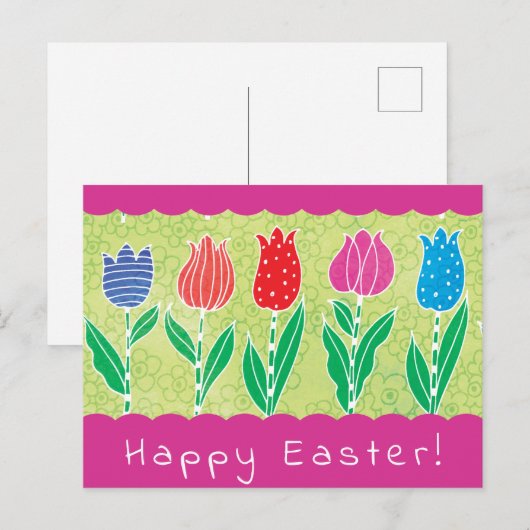 rooster briefkaart (Voorkant / Achterkant)