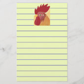 Rooster Briefpapier (Voorkant)