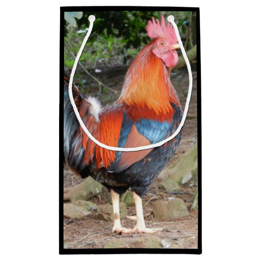 Rooster cadeaastas klein cadeauzakje (Achterkant)