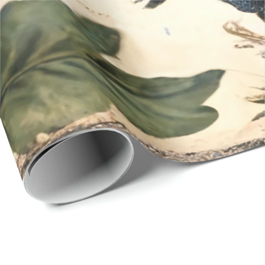  Rooster Cadeaupapier (Rol Hoek)