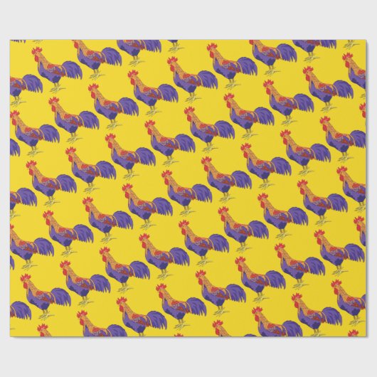 Rooster Cadeaupapier (Vlak)
