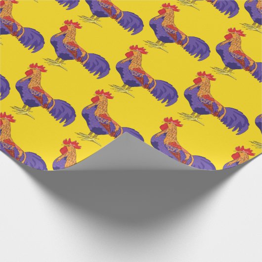 Rooster Cadeaupapier (Hoek)