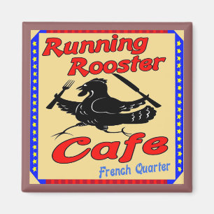 Rooster Cafe S Magneet