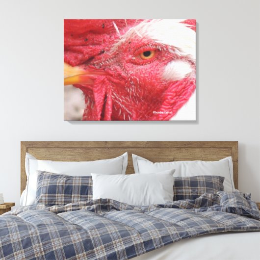 rooster canvas afdruk (Insitu (Slaapkamer))