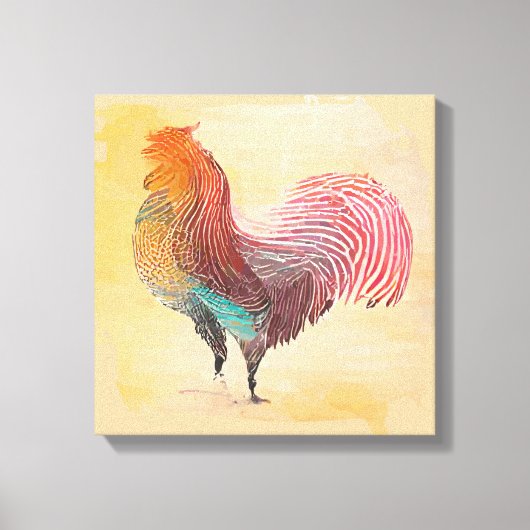  Rooster Canvas Afdruk (Voorkant)