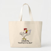 Rooster-Canvas tas (Voorkant)