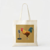 Rooster Canvas tas Tan (Voorkant)