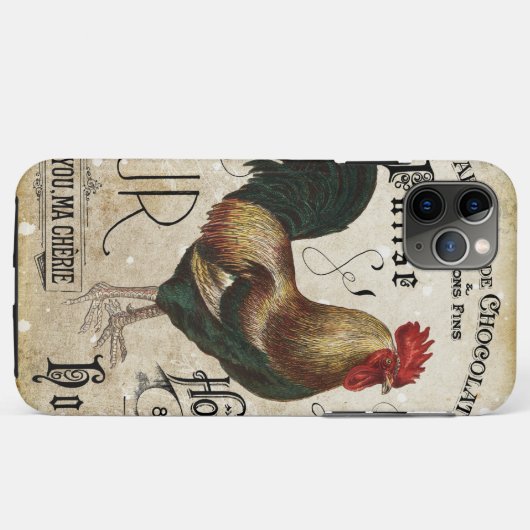Rooster Case-Mate iPhone Case (Achterkant (horizontaal))