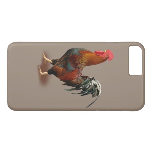 Rooster Case-Mate iPhone case (Achterkant (Horizontaal))
