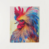 Rooster Chicken Animal Discovery Adventure Natuur Wandkleed (Voorkant)