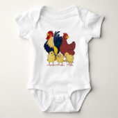Rooster Chicken & Chicken Romper (Voorkant)