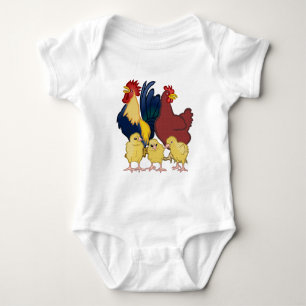 Rooster Chicken & Chicken Romper