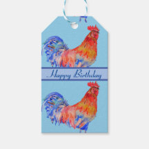 Rooster Chicken Chook Animal Blue