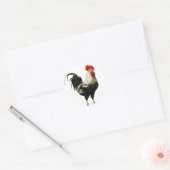  Rooster Chicken Customize Animal Best Ronde Sticker (Envelop)