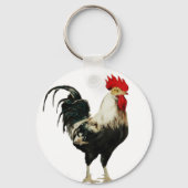  Rooster Chicken Customize Animal Best Sleutelhanger (Voorkant)