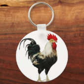  Rooster Chicken Customize Animal Best Sleutelhanger (Voorkant)