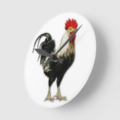 Rooster Chicken Customize Ronde Klok (Hoek)