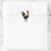 Rooster Chicken Customize Ronde Sticker (Tas)